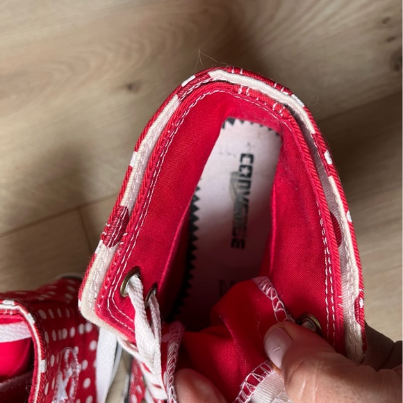 Converse Chuck Taylor Double-Tongue Polka Dot Hi-top Sneakers (Size 6) - Picture 13 of 16